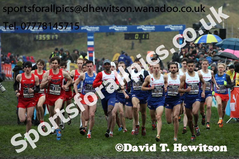 Senior mens Great Edinburgh Cross Country. Photo: David T. Hewitson/Sports for All Pics